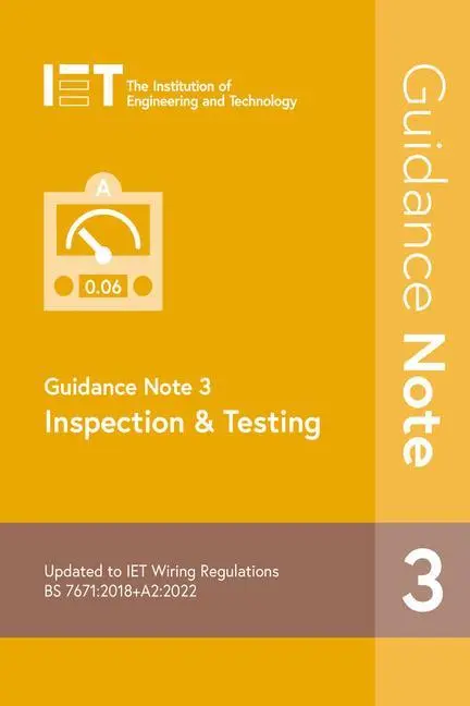 Cover: 9781839532368 | Guidance Note 3: Inspection &amp; Testing | Technology | Taschenbuch