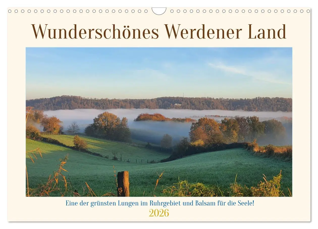 Cover: 9783457572368 | Wunderschönes Werdener Land 2026 (Wandkalender 2026 DIN A3 quer),...