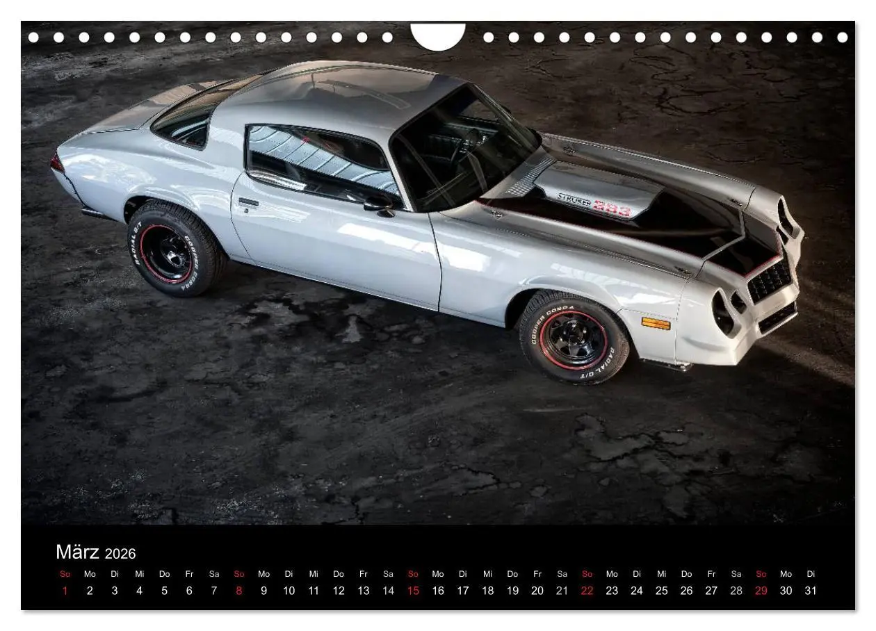 Bild: 9783457952368 | Chevrolet Camaro ´79 (Wandkalender 2026 DIN A4 quer), CALVENDO...