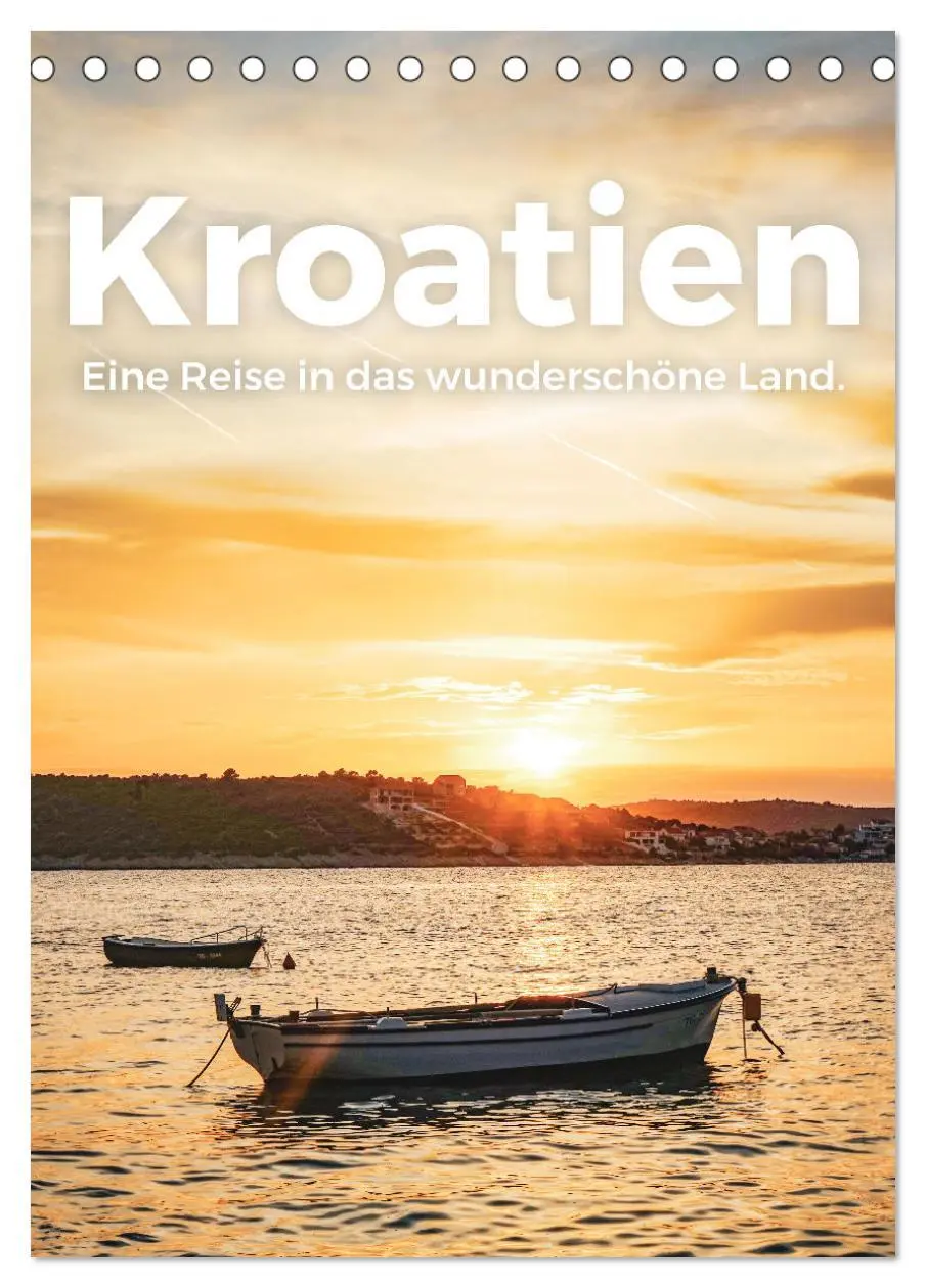 Cover: 9783516352368 | Kroatien - Eine Reise in das wunderschöne Land. (Tischkalender 2026...