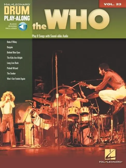 Cover: 9781423482468 | The Who Drum Play-Along Volume 23 Book/Online Audio | Hal Leonard