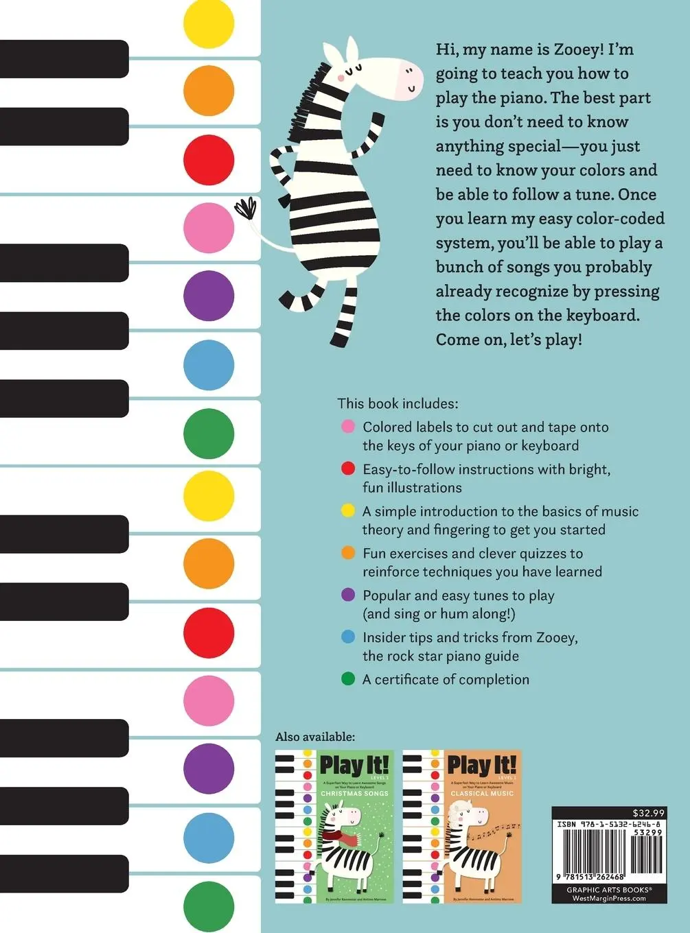 Rückseite: 9781513262468 | Play It! Children's Songs | Jennifer Kemmeter (u. a.) | Buch | 2019