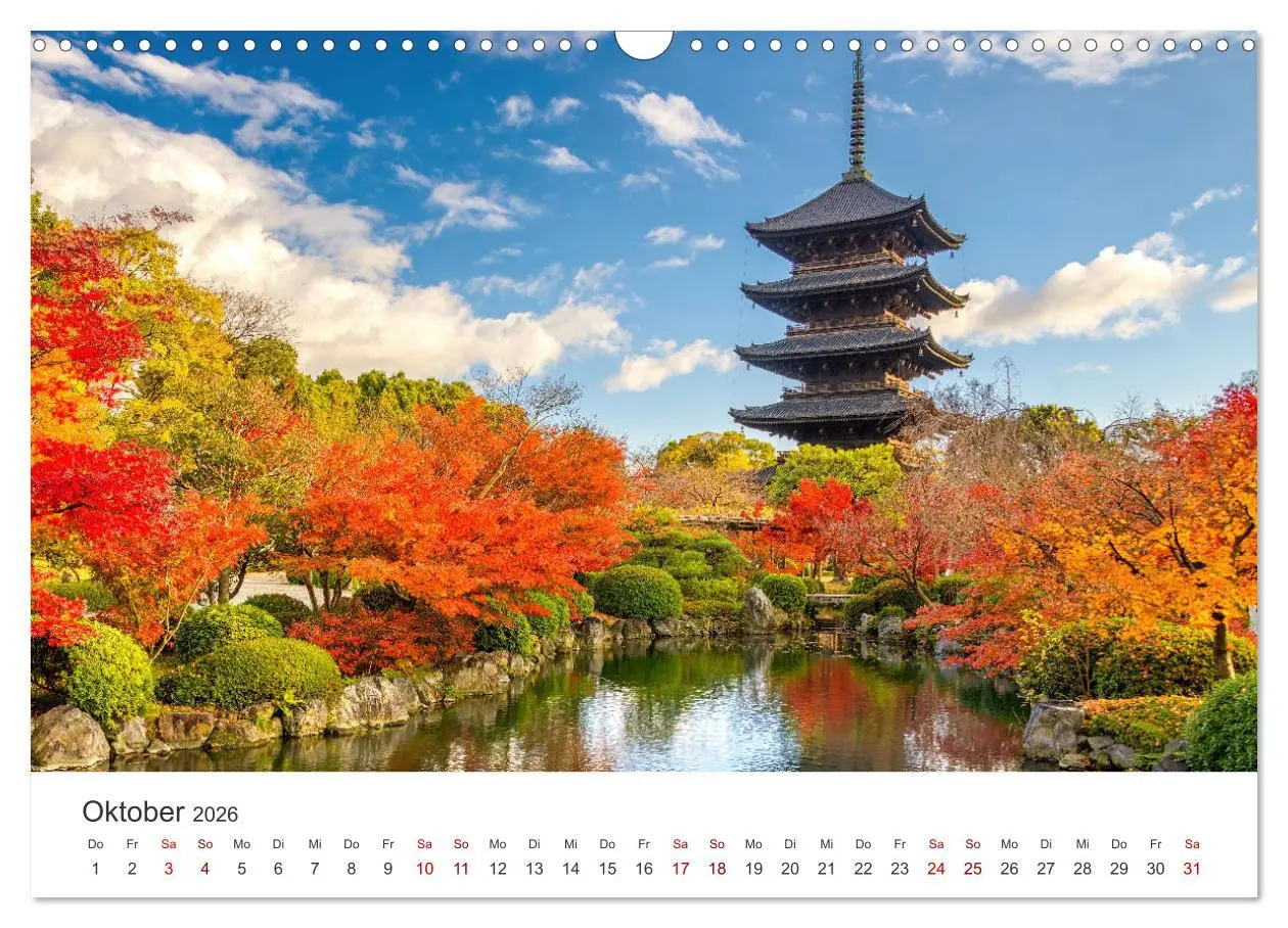Bild: 9783457562468 | Japan - Im Land der aufgehenden Sonne. (Wandkalender 2026 DIN A3...