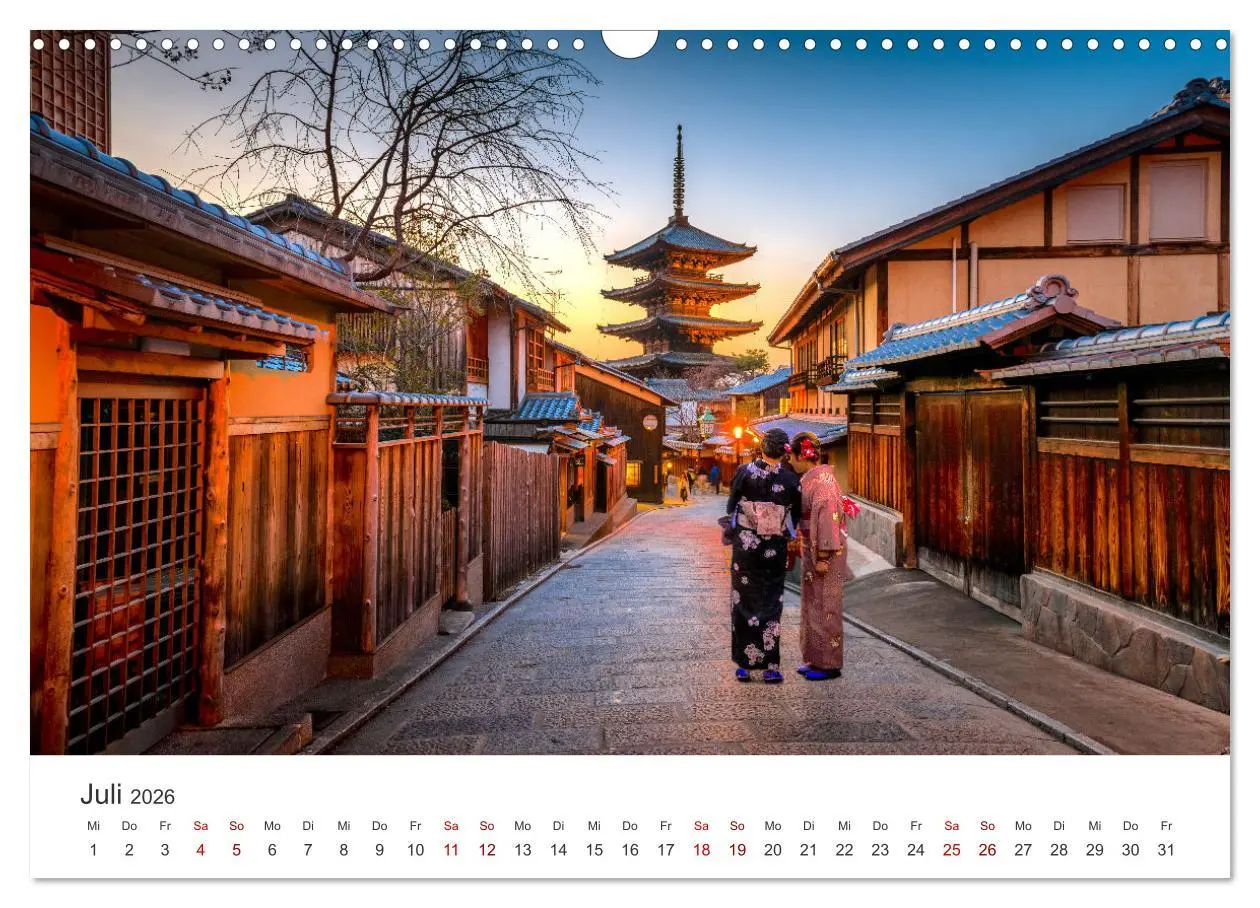 Bild: 9783457562468 | Japan - Im Land der aufgehenden Sonne. (Wandkalender 2026 DIN A3...