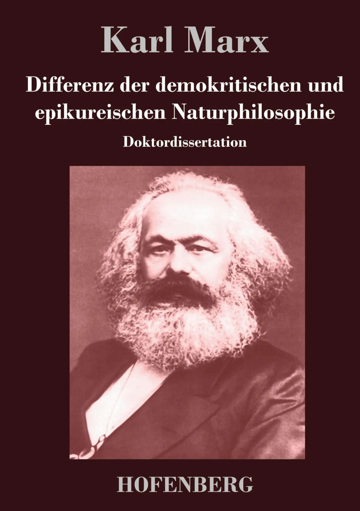 Cover: 9783843042468 | Differenz der demokritischen und epikureischen Naturphilosophie | Marx