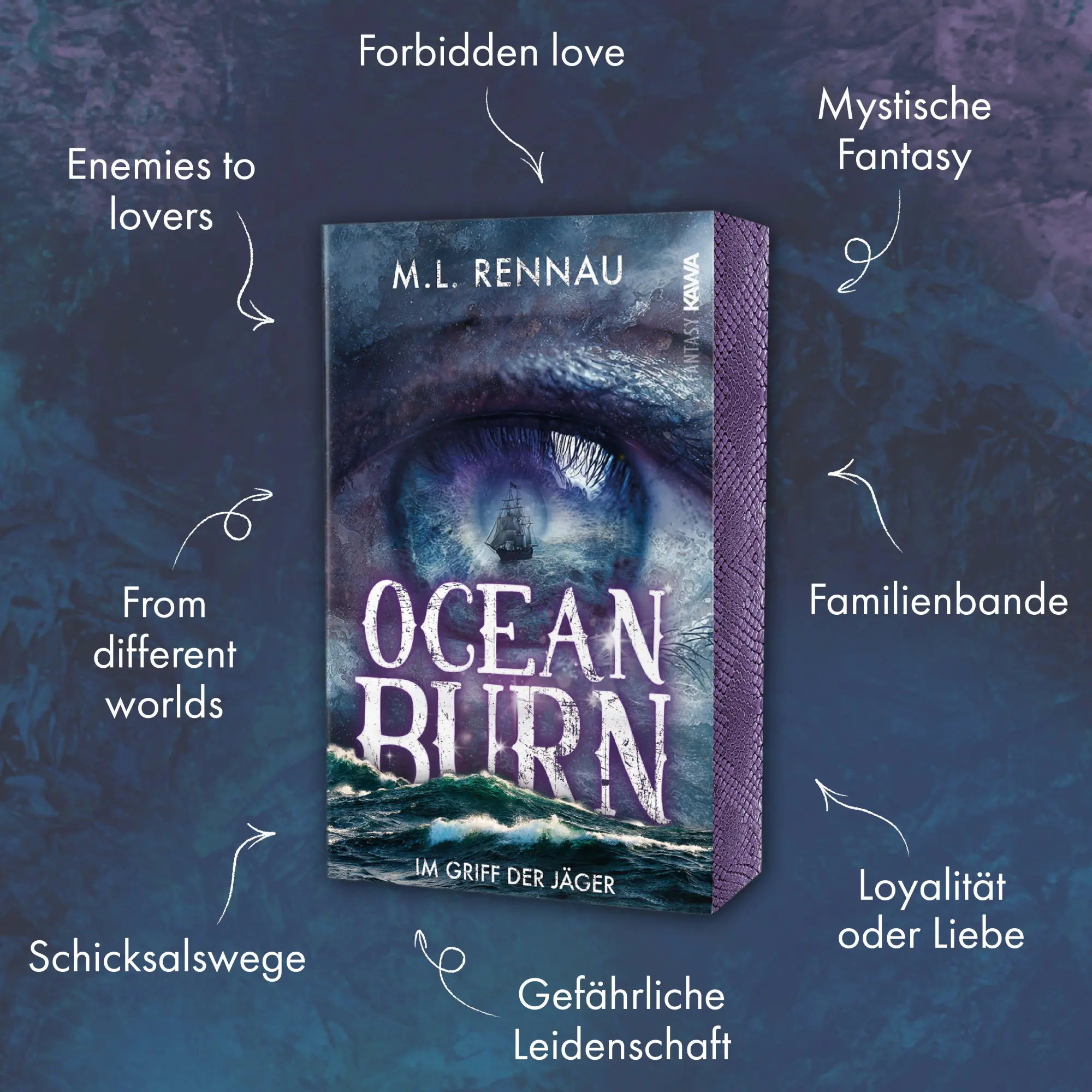 Bild: 9783986602468 | Oceanburn Im Griff der Jäger | M. L. Rennau | Taschenbuch | 368 S.