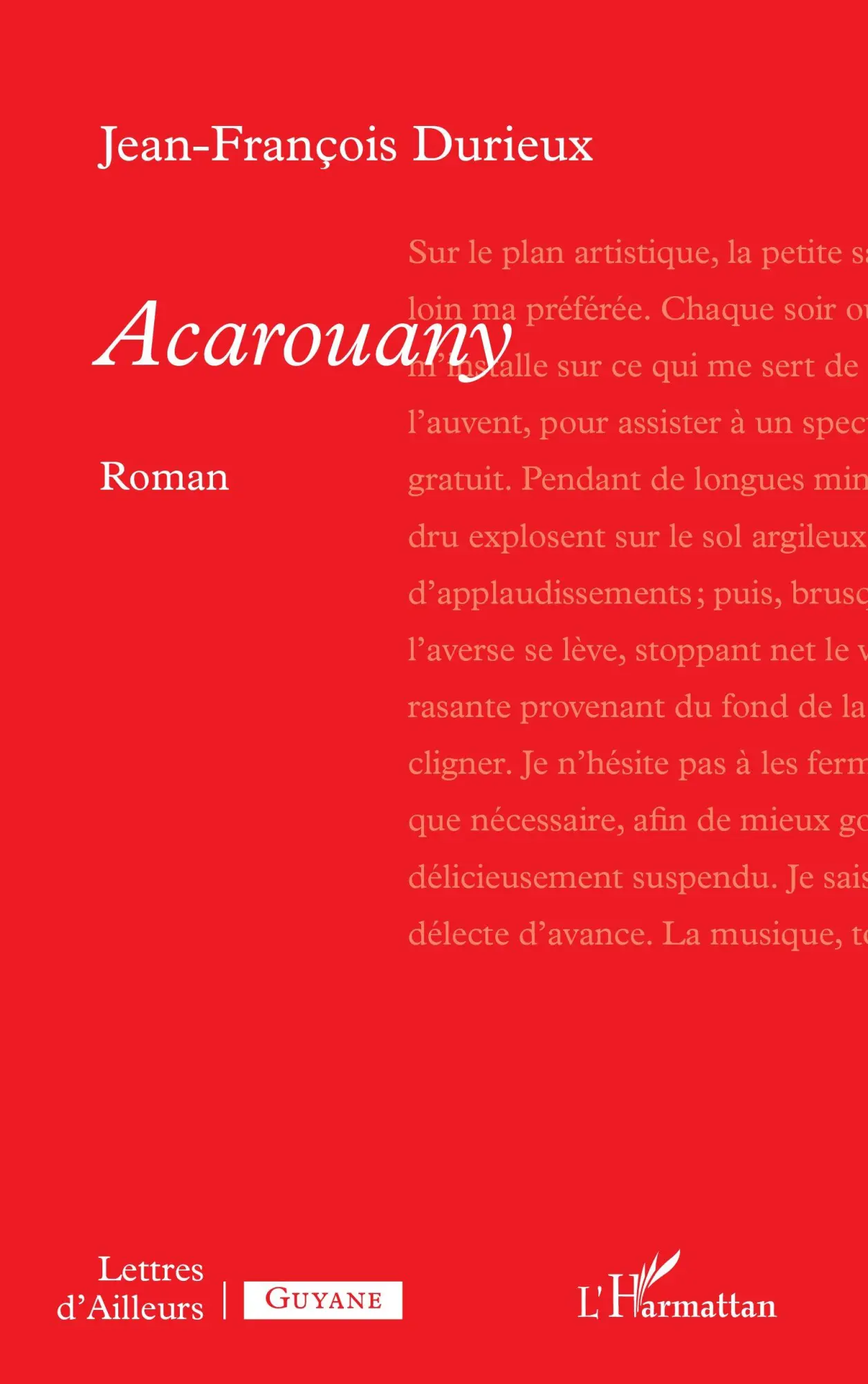 Cover: 9782336562568 | Acarouany | Jean-François Durieux | Taschenbuch | Französisch | 2025