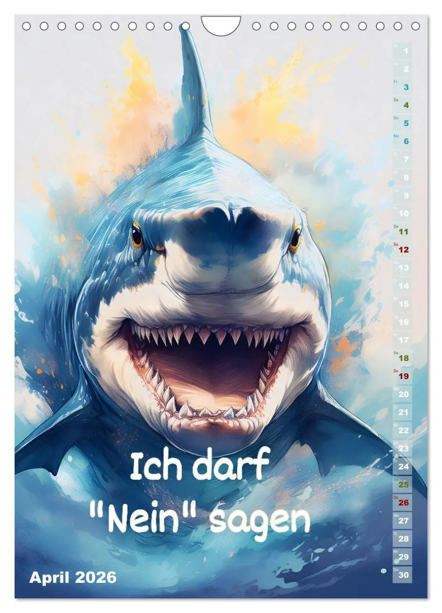 Bild: 9783516262568 | Ich bin stark - Ein tierischer Affirmationskalender (Wandkalender...