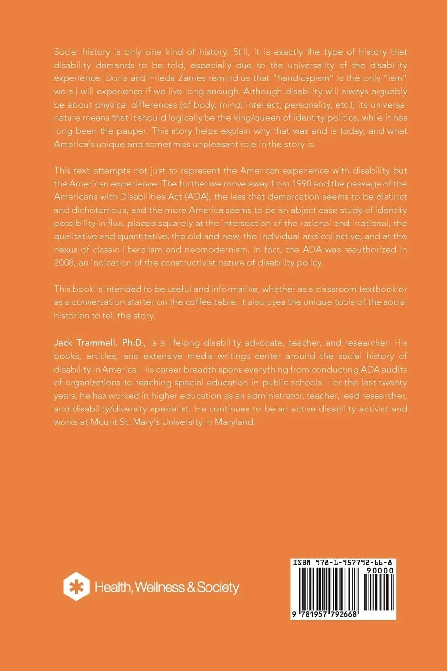 Rückseite: 9781957792668 | With Justice for All | A Social History of Disability in America