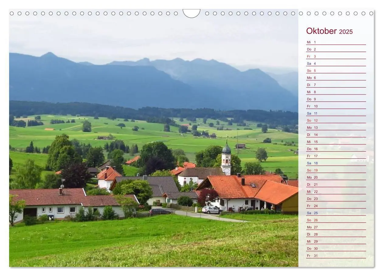 Bild: 9783435522668 | Murnau und das Blaue Land - Aquarelle und Fotografien (Wandkalender...
