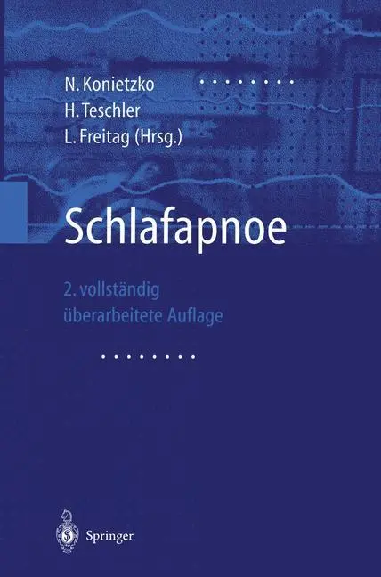 Cover: 9783540602668 | Schlafapnoe | Nikolaus Konietzko (u. a.) | Taschenbuch | Paperback | x