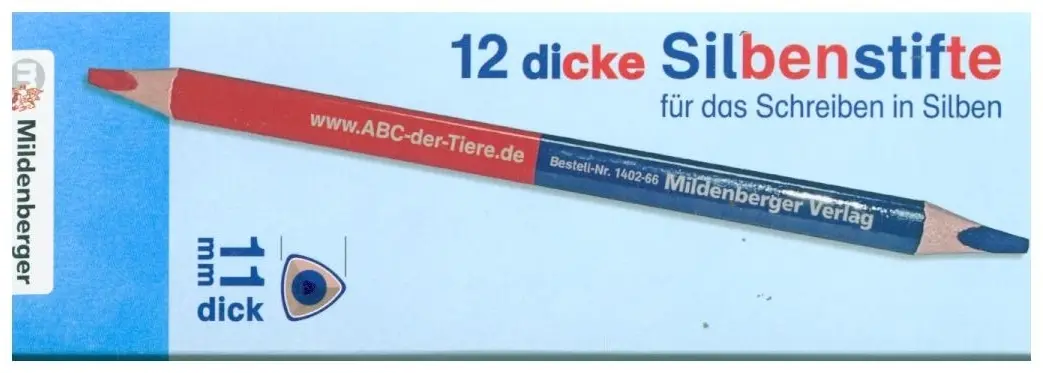 Cover: 9783619142668 | 12 dicke Silbenstifte für das Schreiben in Silben | Deutsch | 2026