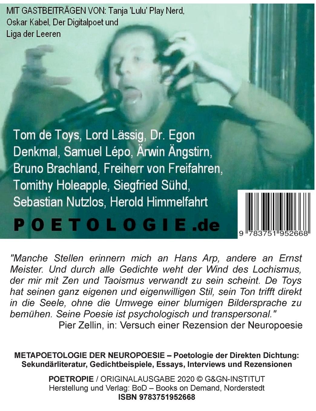 Rückseite: 9783751952668 | Poetropie - Metapoetologie der Neuropoesie inkl. Corona Spezial zu...