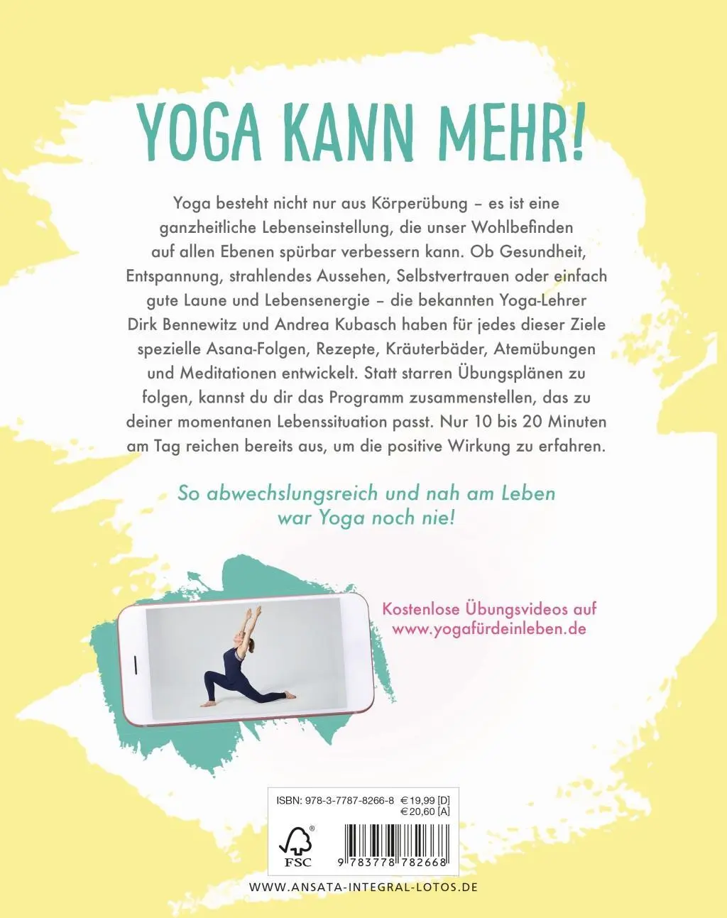 Bild: 9783778782668 | Yoga für dein Leben | Mit vielen Übungen, Rezepten und Wohlfühltipps