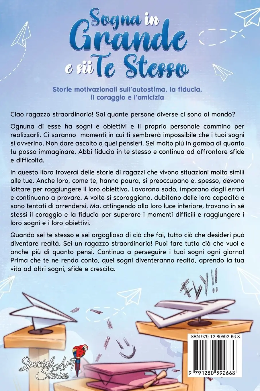 Rückseite: 9791280592668 | Sogna in Grande e sii Te Stesso | Nadia Ross (u. a.) | Taschenbuch