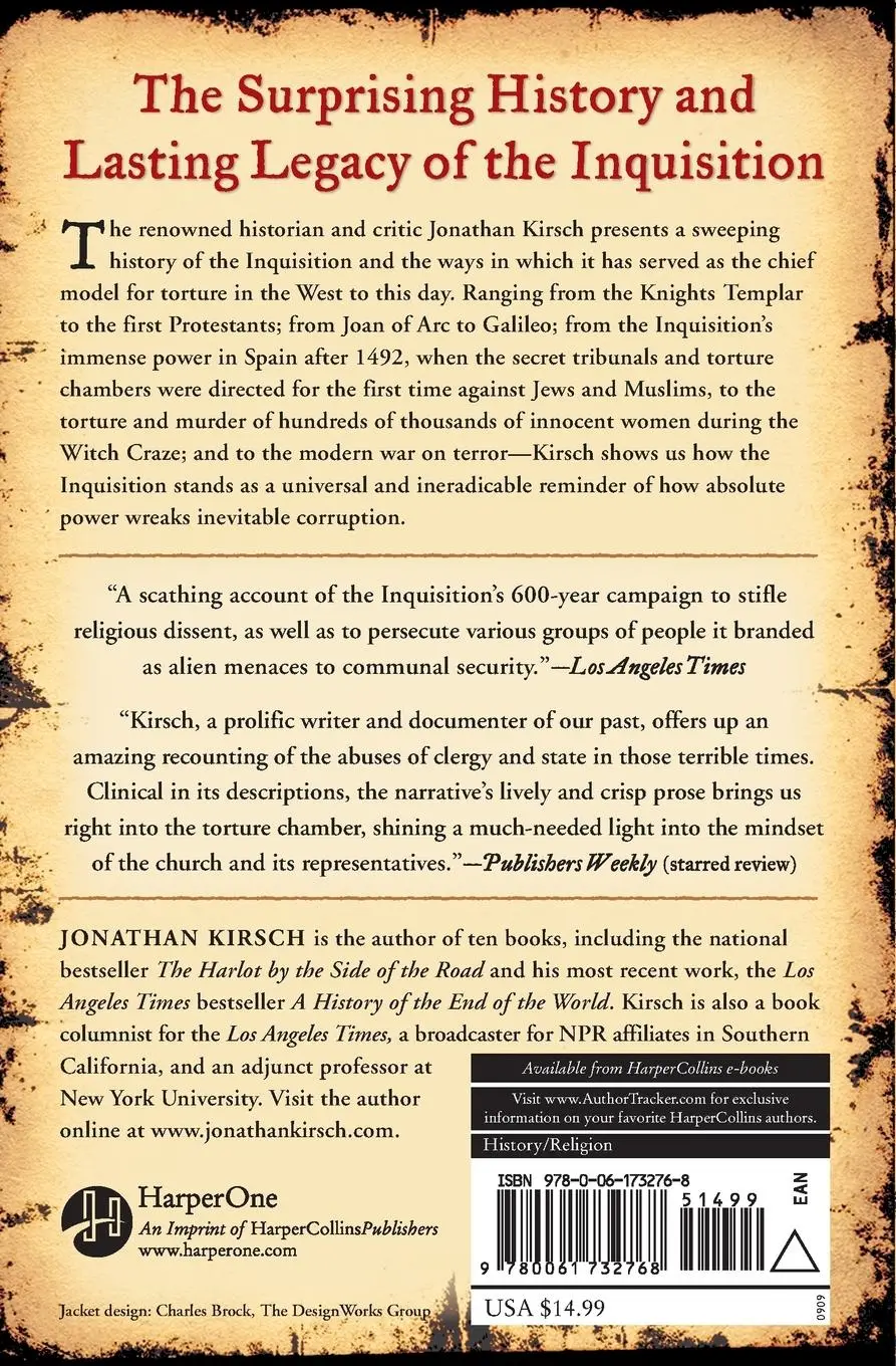 Rückseite: 9780061732768 | Grand Inquisitor's Manual, The | Jonathan Kirsch | Taschenbuch | 2021