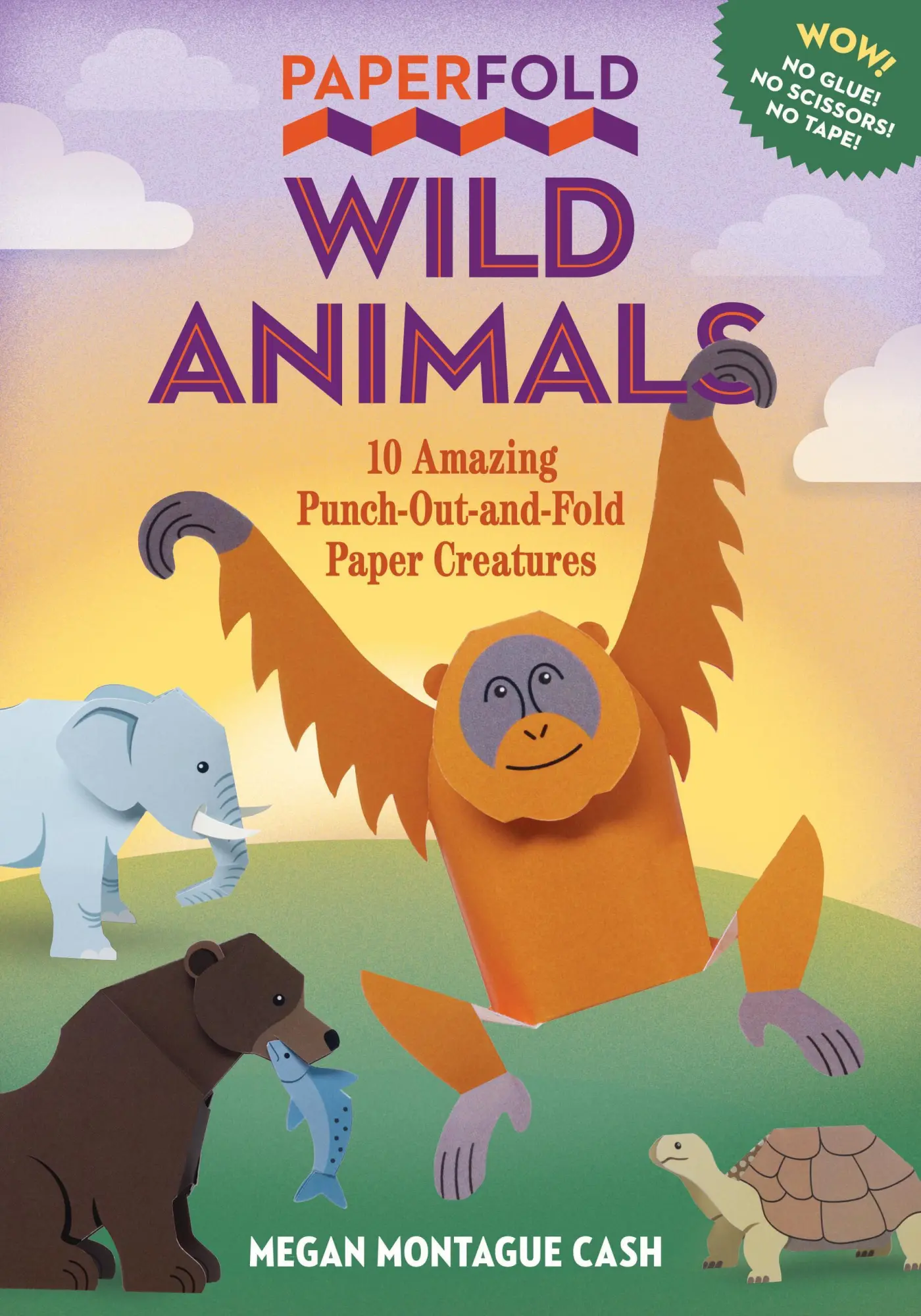 Cover: 9781523512768 | Paperfold Wild Animals | 10 Amazing Punch-Out-and-Fold Paper Creatures