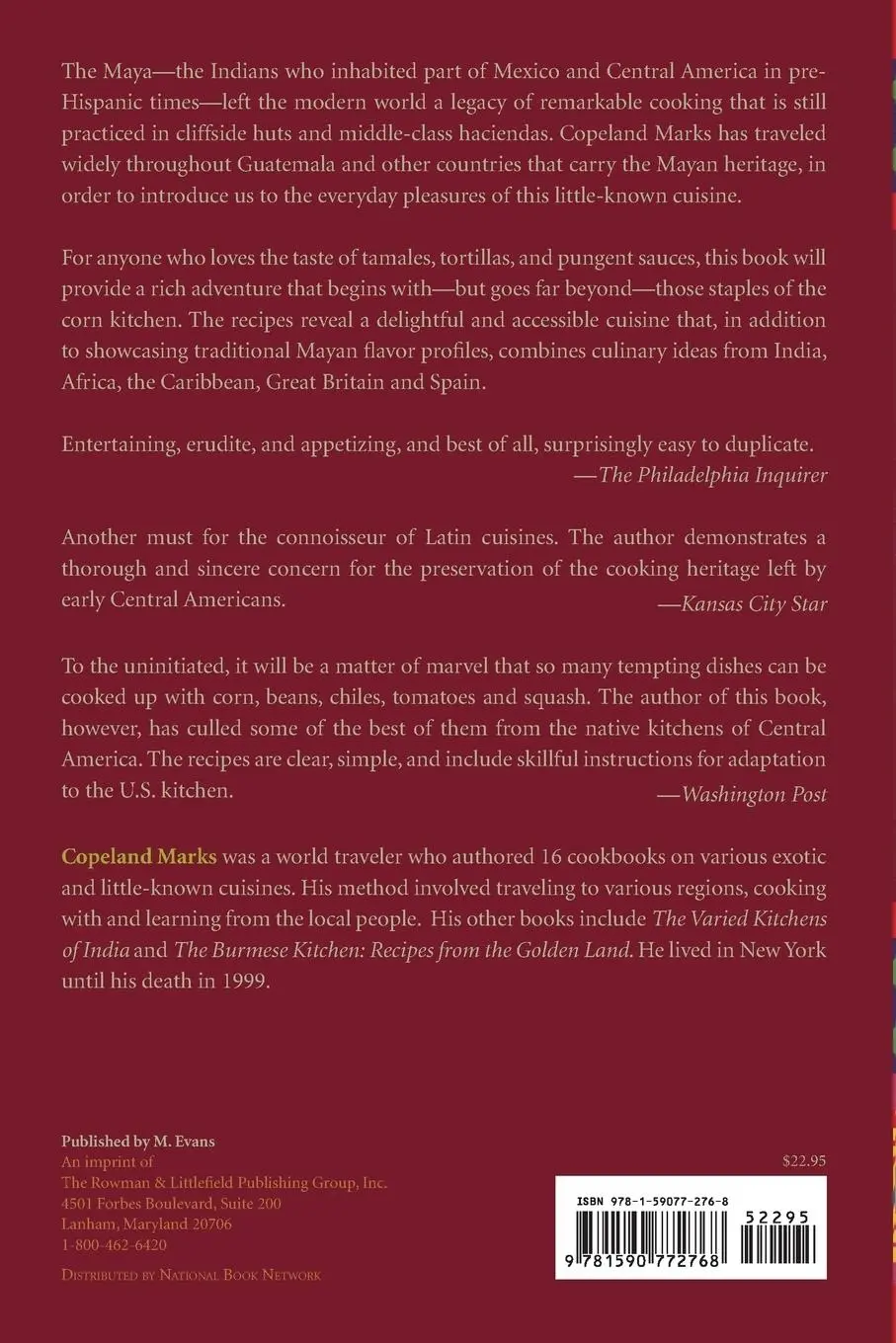 Rückseite: 9781590772768 | False Tongues and Sunday Bread | A Guatemalan and Mayan Cookbook