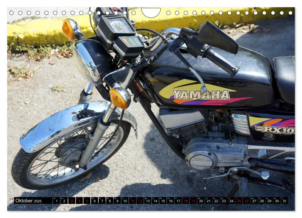 Bild: 9783435372768 | YAMAHA - Motorrad-Legenden (Wandkalender 2025 DIN A4 quer),...