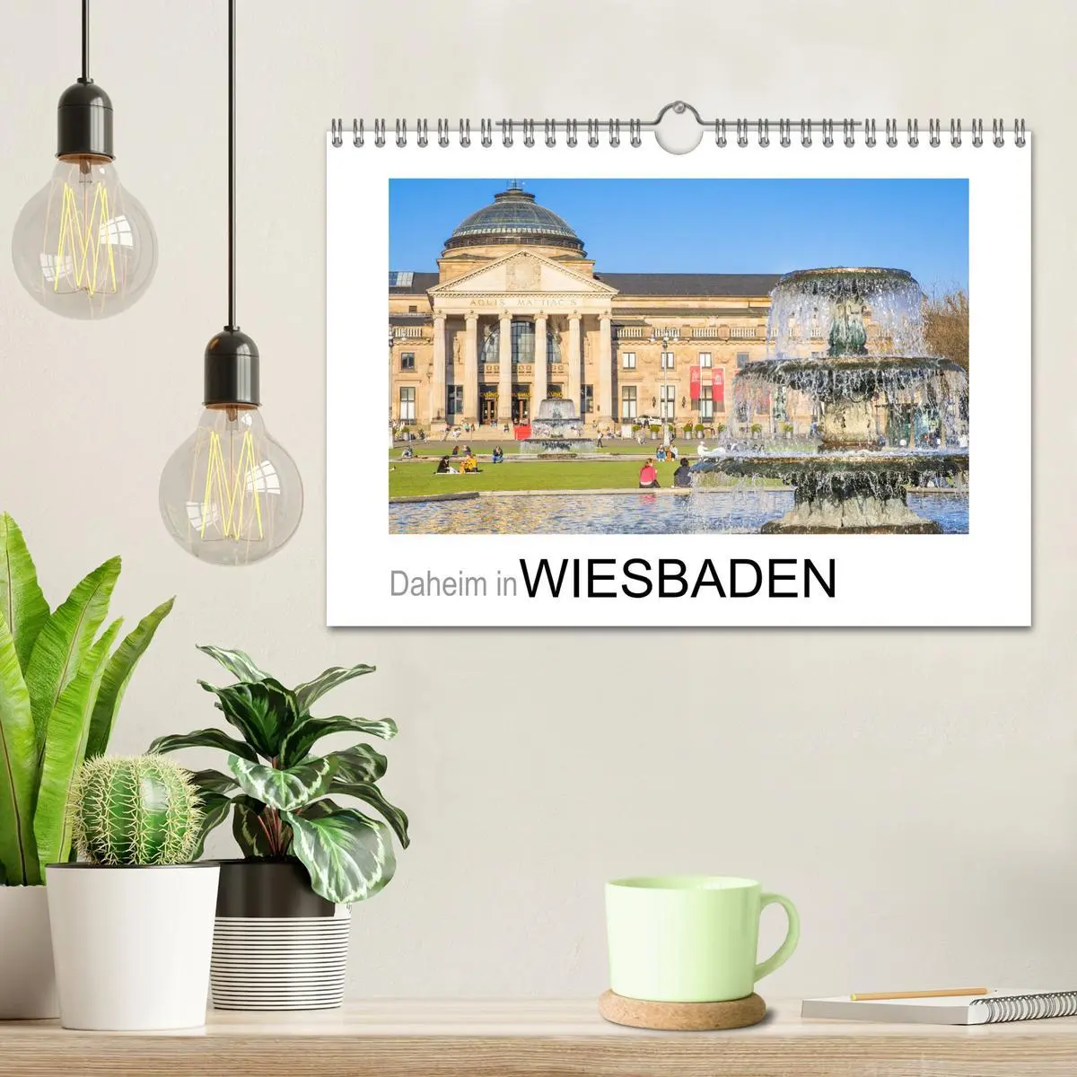 Bild: 9783457912768 | Daheim in Wiesbaden (Wandkalender 2026 DIN A4 quer), CALVENDO...