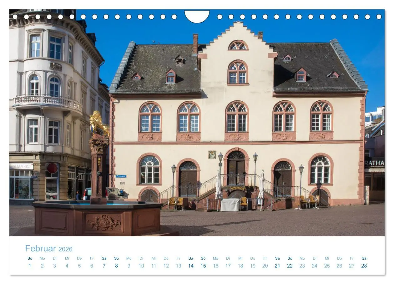Bild: 9783457912768 | Daheim in Wiesbaden (Wandkalender 2026 DIN A4 quer), CALVENDO...