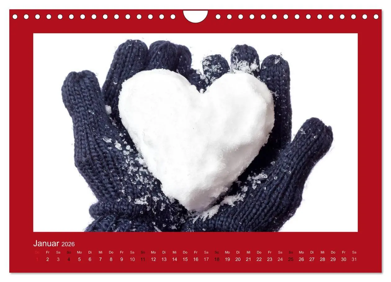 Bild: 9783516002768 | Botschaften mit Herz! (Wandkalender 2026 DIN A4 quer), CALVENDO...