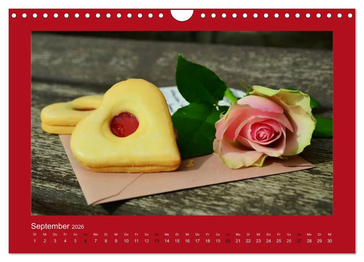 Bild: 9783516002768 | Botschaften mit Herz! (Wandkalender 2026 DIN A4 quer), CALVENDO...