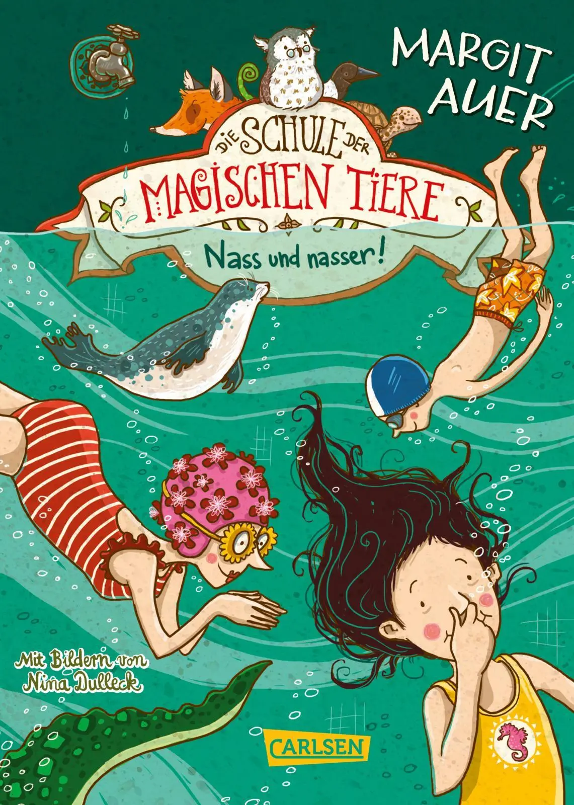Cover: 9783551652768 | Die Schule der magischen Tiere 06: Nass und nasser | Margit Auer Cover: 9783551652768 | Die Schule der magischen Tiere 06: Nass und nasser | Margit Auer
