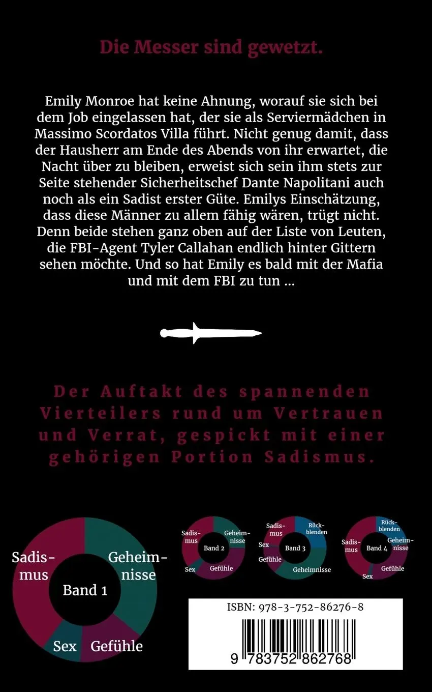 Rückseite: 9783752862768 | Messerscharf - Verführung | Eine spicy Dark Mafia Romance | Tamari