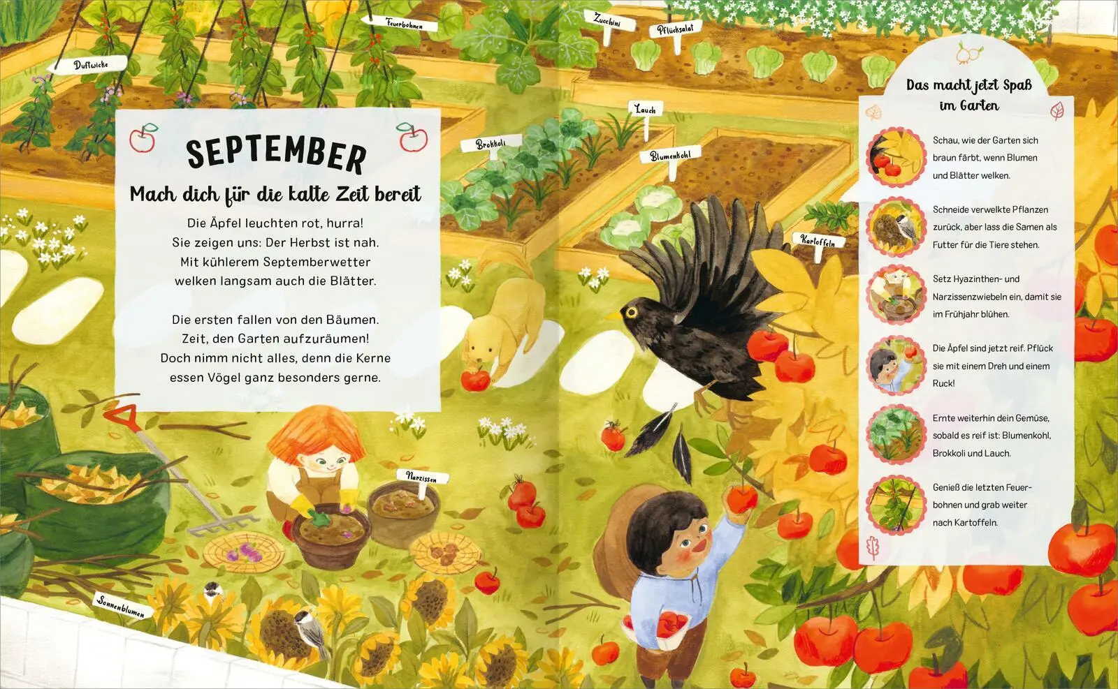 Bild: 9783845852768 | Ein Jahr im Garten | Kay Maguire | Buch | Hardcover mit Goldfolie