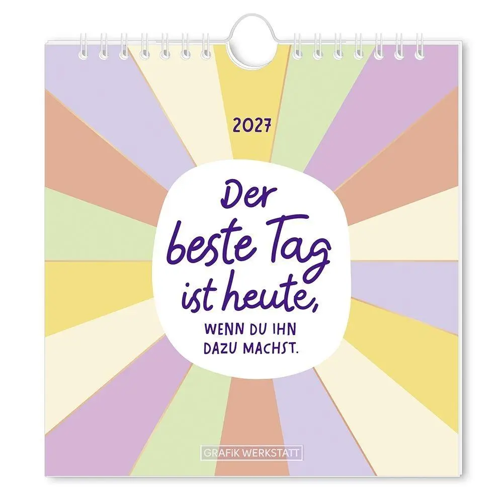 Cover: 9783986362768 | Postkartenkalender 2027 Der beste Tag | Postkartenkalender | Original