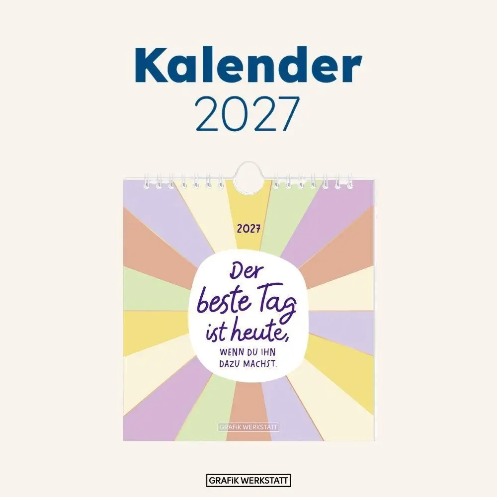 Bild: 9783986362768 | Postkartenkalender 2027 Der beste Tag | Postkartenkalender | Original