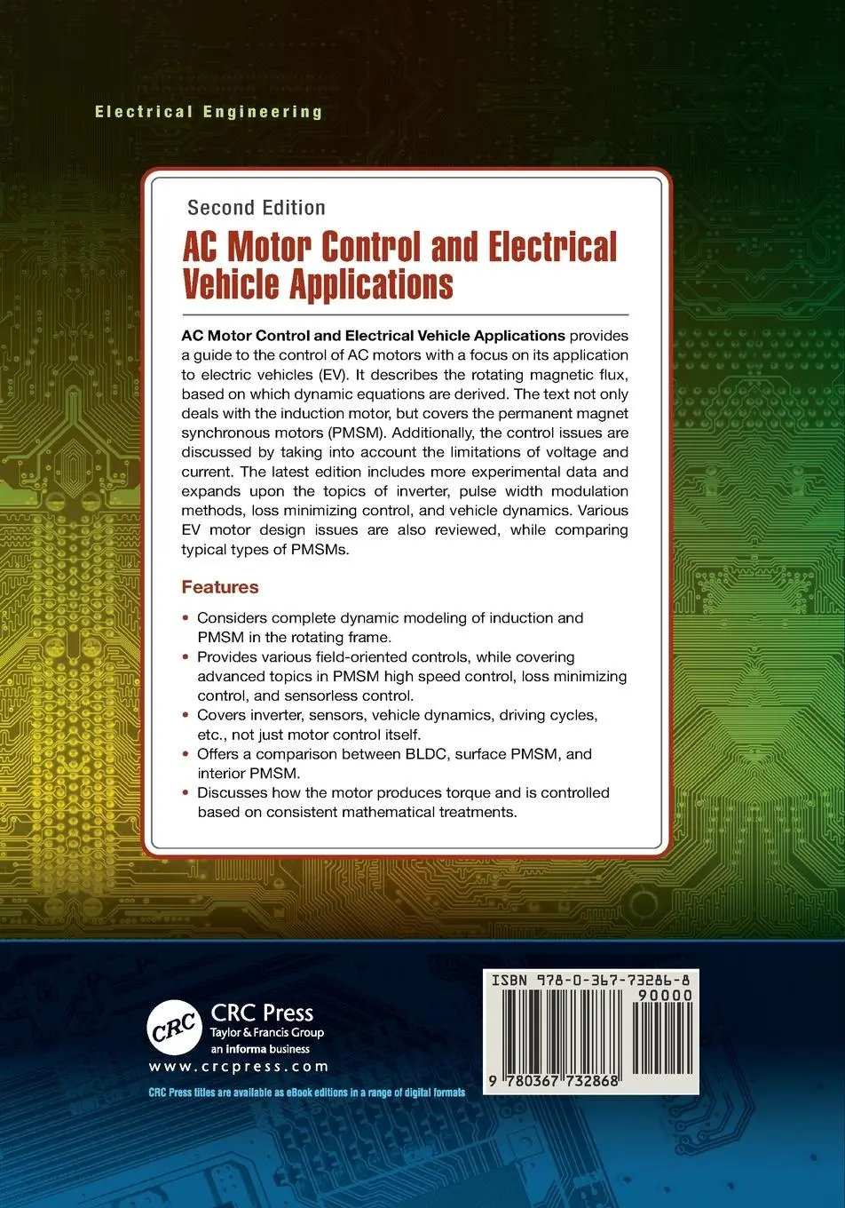 Rückseite: 9780367732868 | AC Motor Control and Electrical Vehicle Applications | Kwang Hee Nam