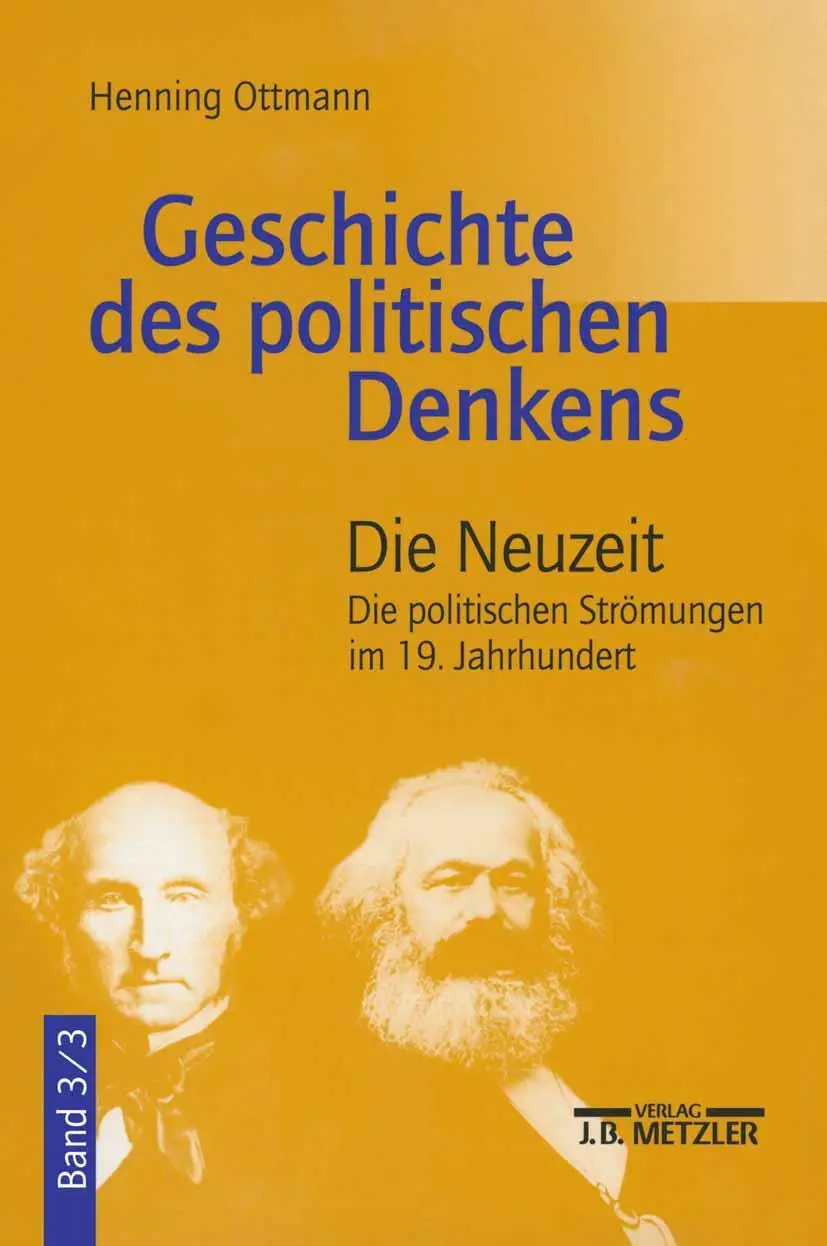 Cover: 9783476022868 | Geschichte des politischen Denkens | Henning Ottmann | Taschenbuch | x Cover: 9783476022868 | Geschichte des politischen Denkens | Henning Ottmann | Taschenbuch | x