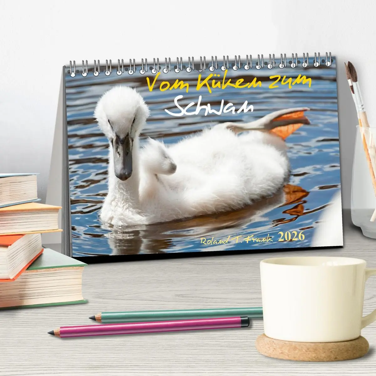 Bild: 9783516092868 | Vom Küken zum Schwan (Tischkalender 2026 DIN A5 quer), CALVENDO...