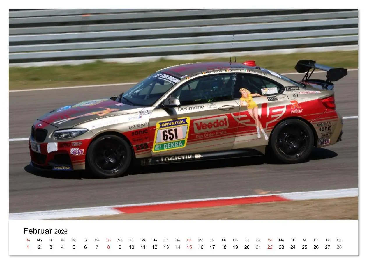 Bild: 9783516232868 | Bayerische Motoren Werke im Motorsport (Wandkalender 2026 DIN A2...