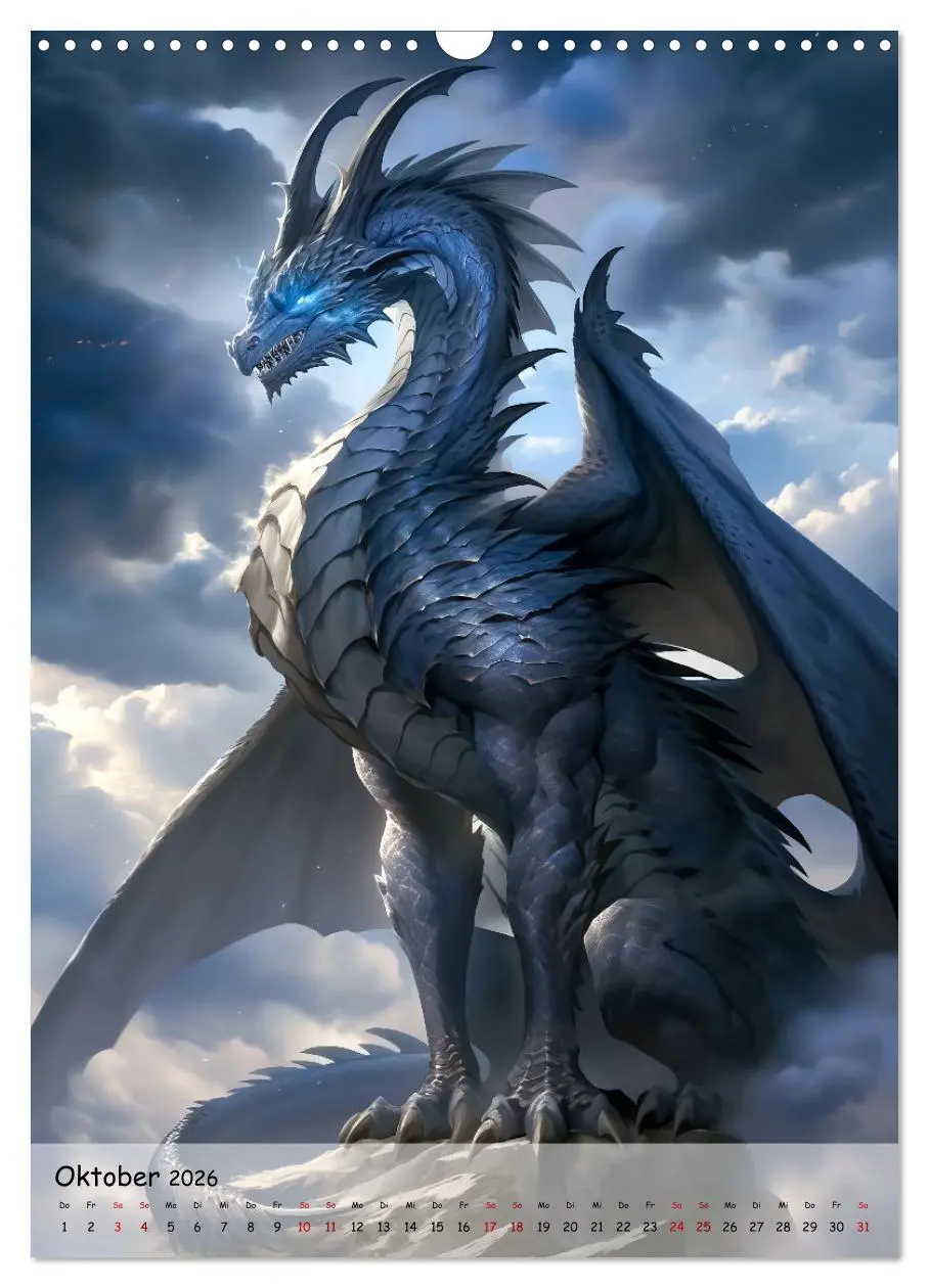 Bild: 9783516302868 | Geflügelte Hüter - Erleben Sie die Magie der Drachen (Wandkalender...