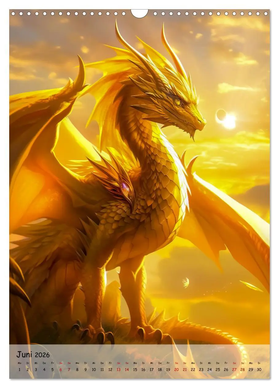 Bild: 9783516302868 | Geflügelte Hüter - Erleben Sie die Magie der Drachen (Wandkalender...