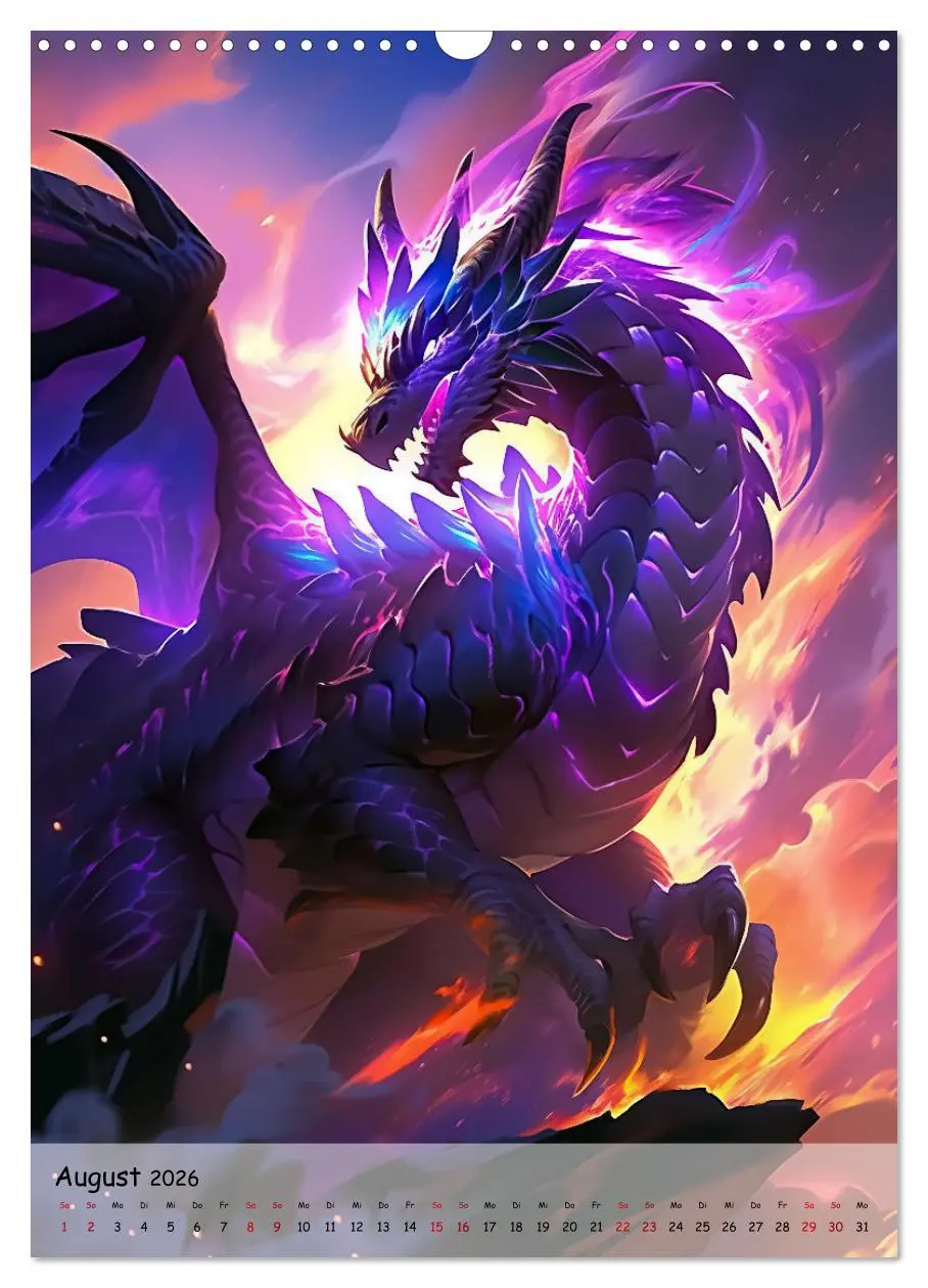 Bild: 9783516302868 | Geflügelte Hüter - Erleben Sie die Magie der Drachen (Wandkalender...