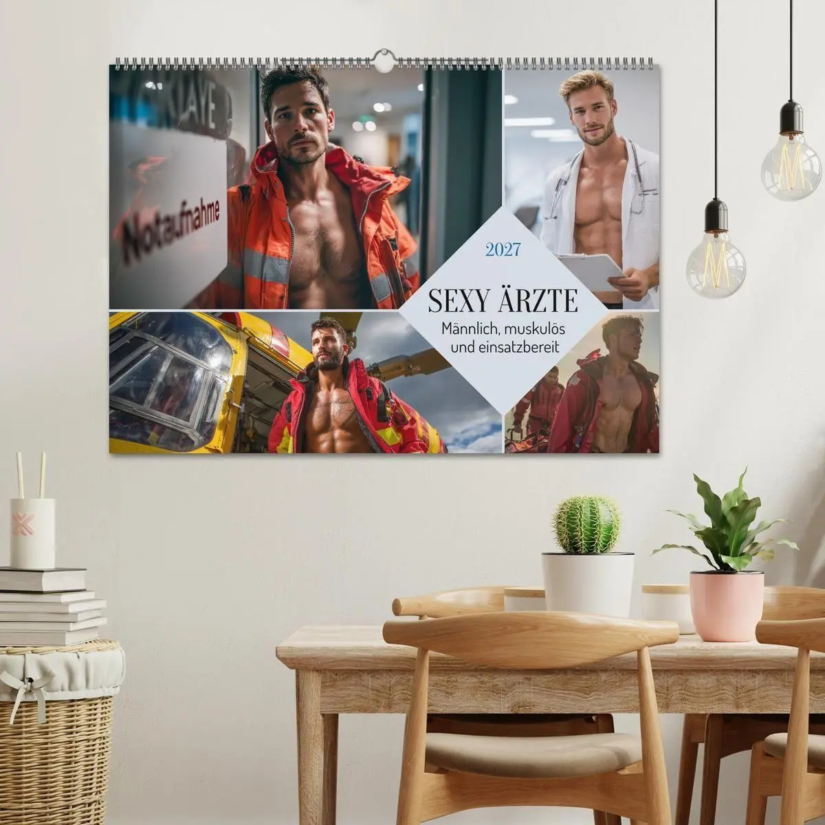 Bild: 9783516922868 | SEXY ÄRZTE - Männlich, muskulös und einsatzbereit (Wandkalender...