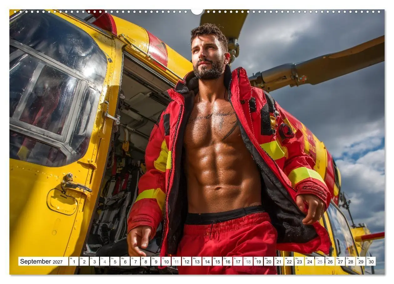 Bild: 9783516922868 | SEXY ÄRZTE - Männlich, muskulös und einsatzbereit (Wandkalender...