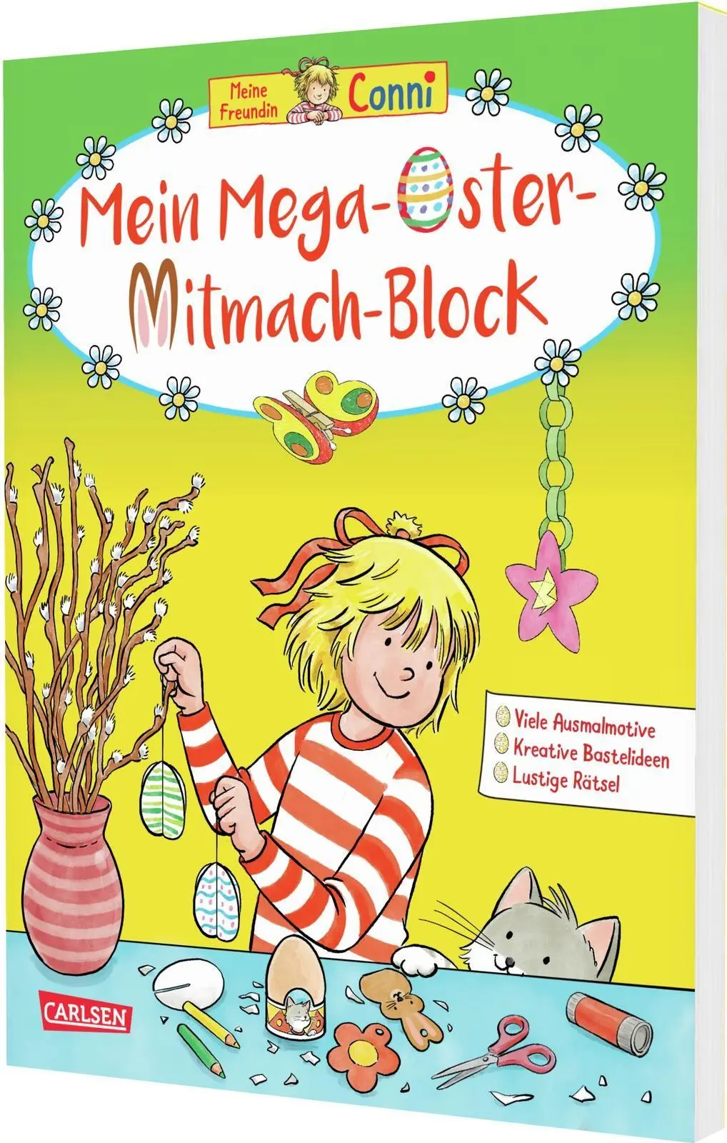 Cover: 9783551192868 | Conni Gelbe Reihe (Beschäftigungsbuch): Mein Mega-Oster-Mitmach-Block