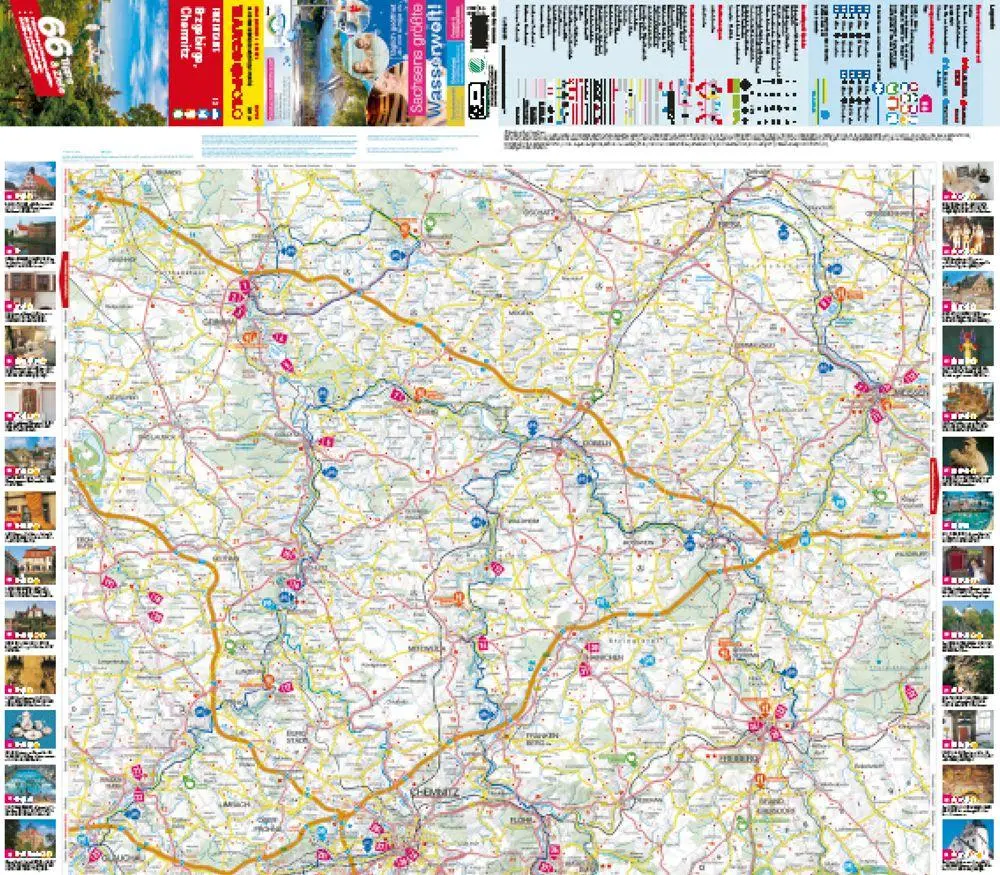 Bild: 9783575022868 | MARCO POLO Freizeitkarte 23 Erzgebirge, Chemnitz 1:100.000 | Deutsch