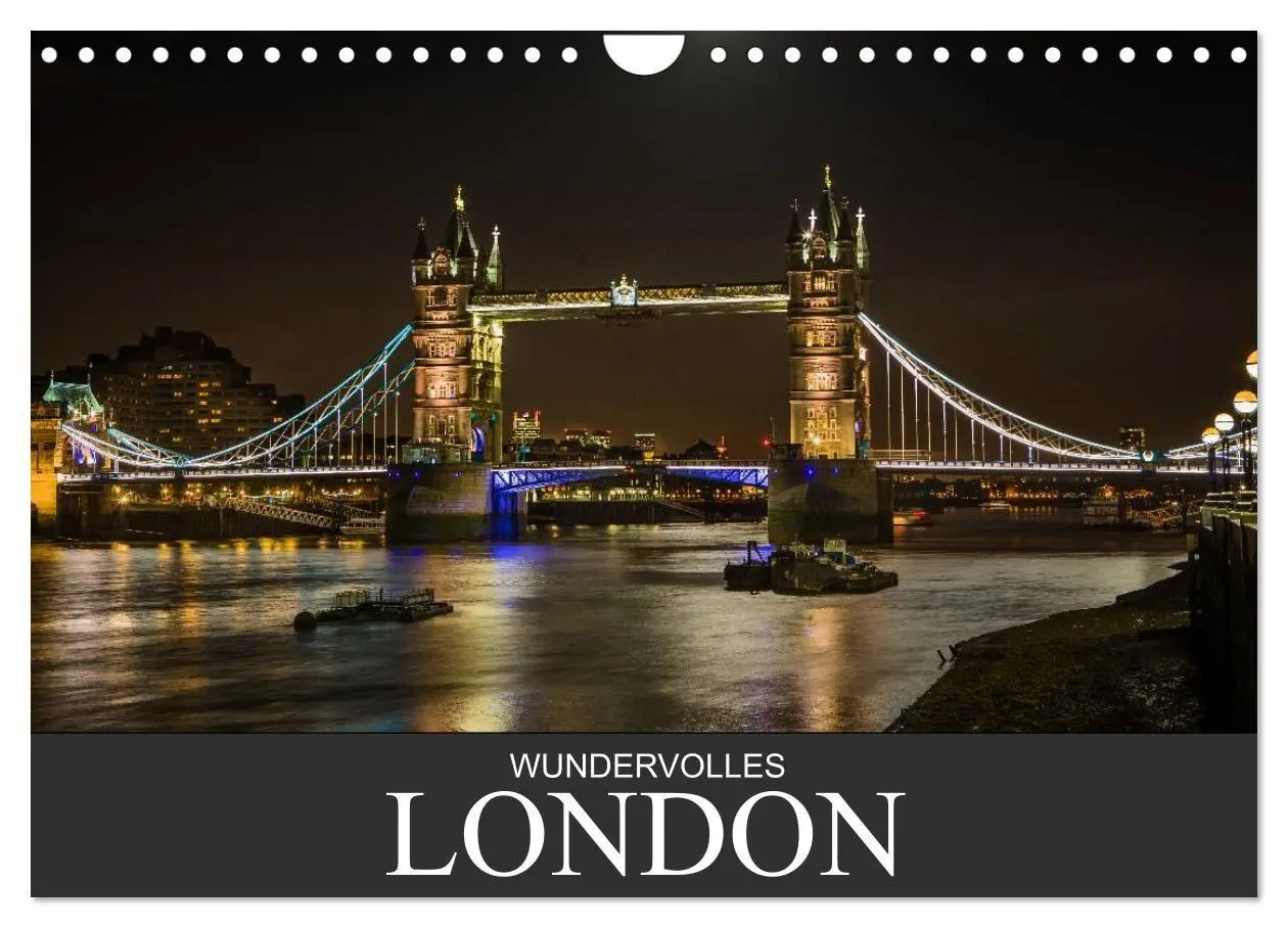 Cover: 9783594072868 | Wundervolles London (Wandkalender 2027 DIN A4 quer), CALVENDO...