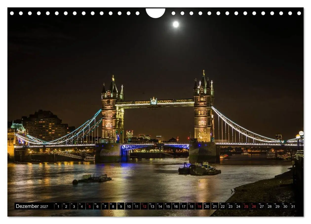 Bild: 9783594072868 | Wundervolles London (Wandkalender 2027 DIN A4 quer), CALVENDO...