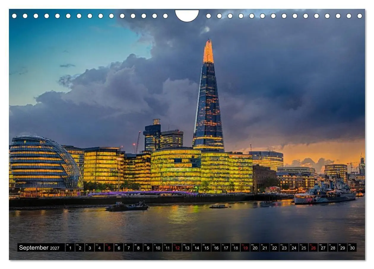 Bild: 9783594072868 | Wundervolles London (Wandkalender 2027 DIN A4 quer), CALVENDO...