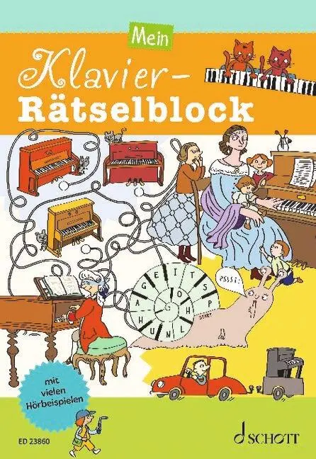 Cover: 9783795732868 | Mein Klavier-Rätselblock | Anna Schieren | Taschenbuch | Rätselblöcke