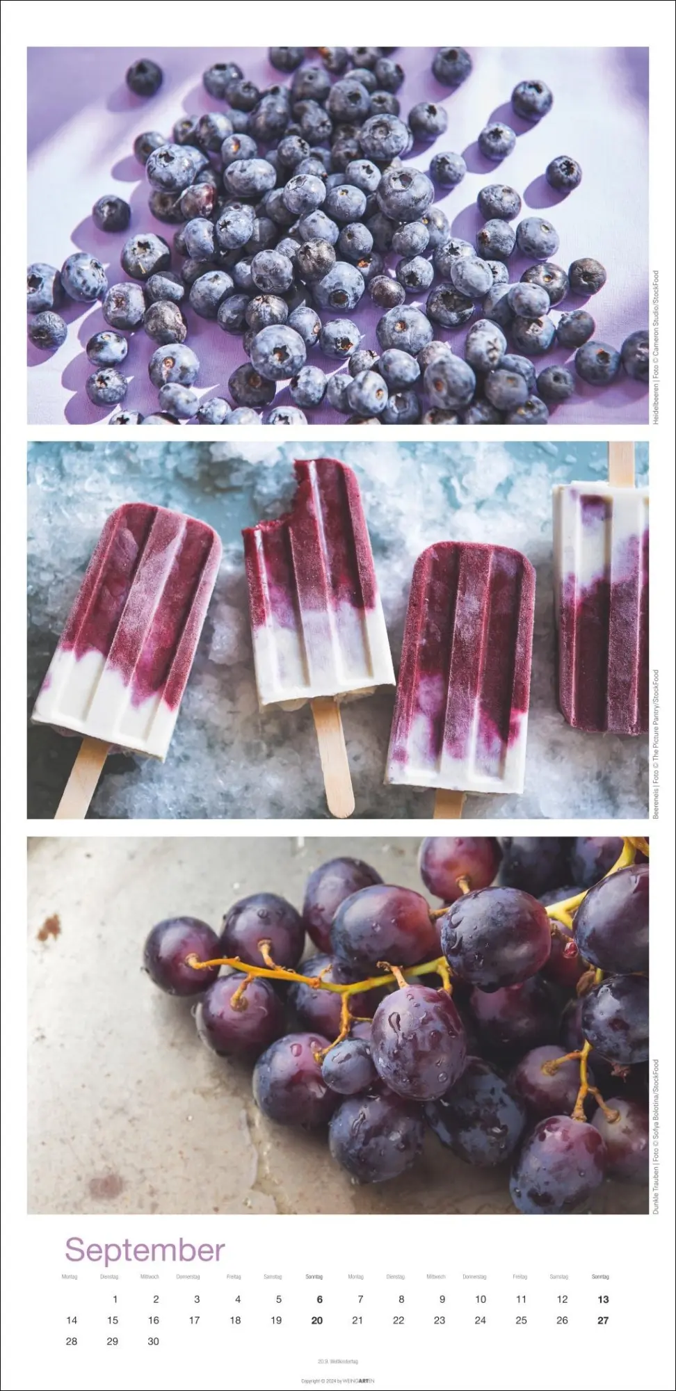 Bild: 9783839902868 | Colours of Food Kalender 2026 | Kalender | Spiralbindung | 14 S.