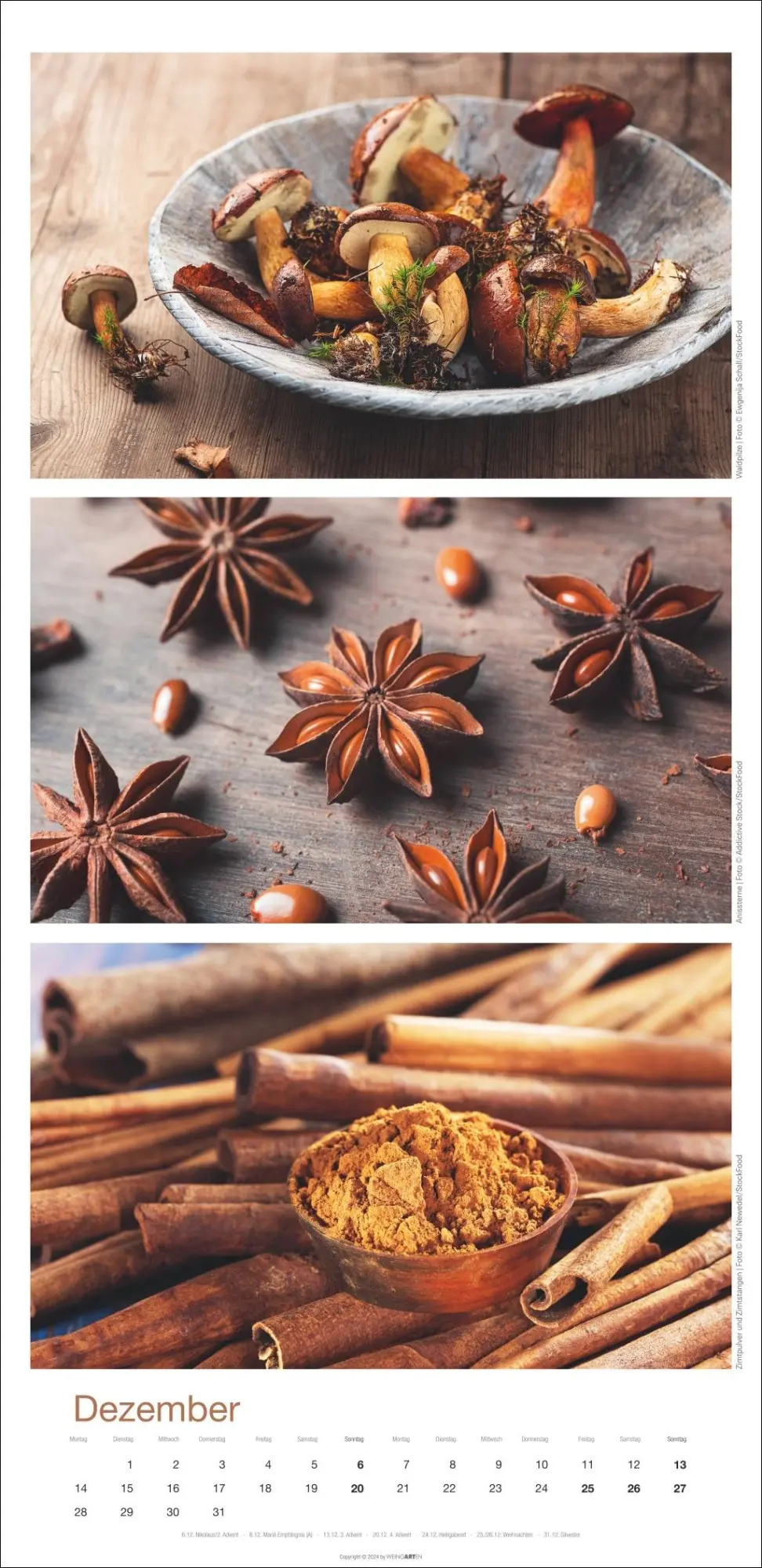 Bild: 9783839902868 | Colours of Food Kalender 2026 | Kalender | Spiralbindung | 14 S.