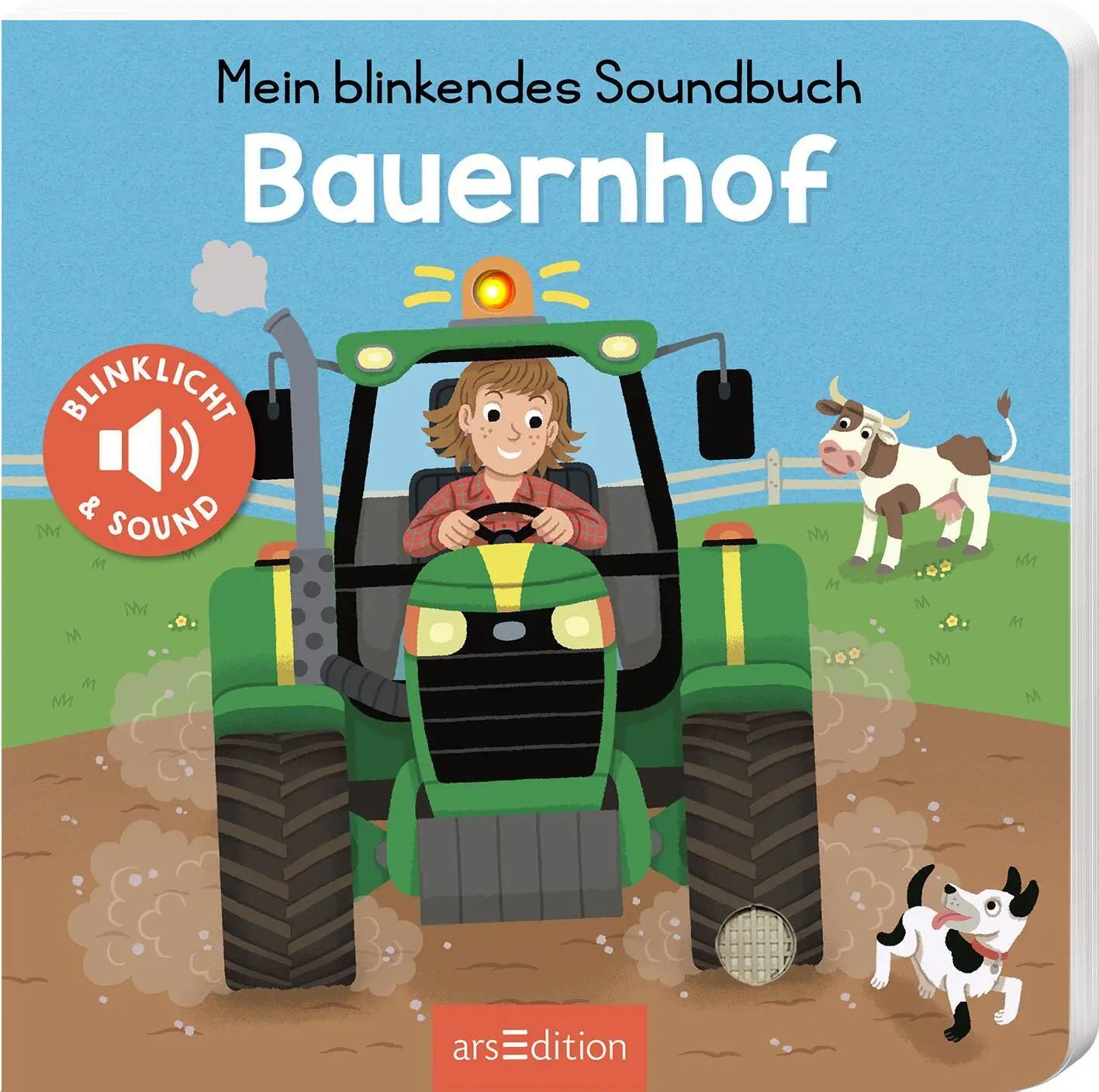 Cover: 9783845842868 | Mein blinkendes Soundbuch - Bauernhof | Sound mit 1 LED | Caillou